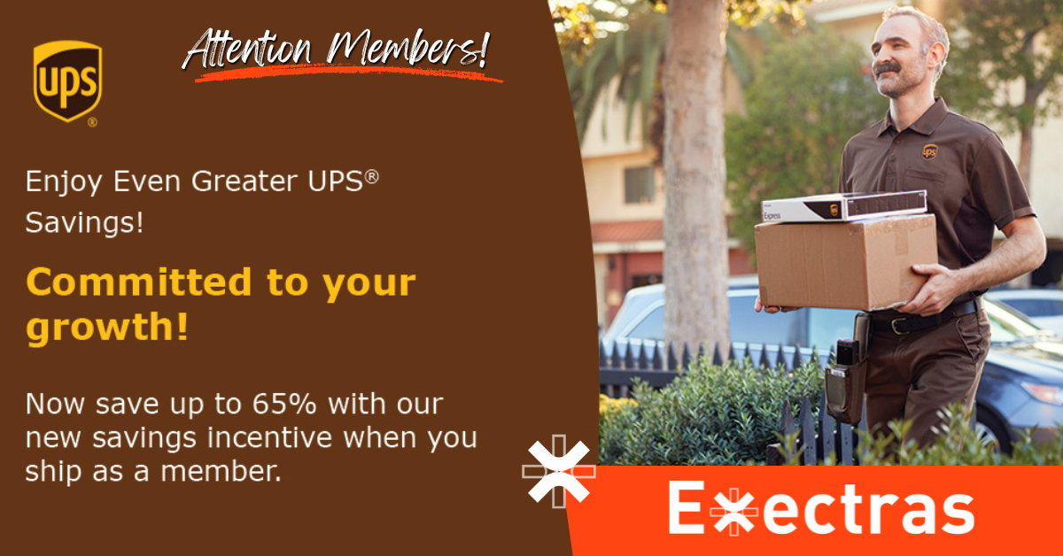 UPS Promo for Exectras Members